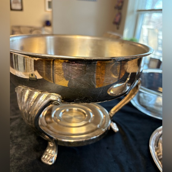 Vintage FB Rogers Silver Plate Chafing Dish - Picture 7 of 13